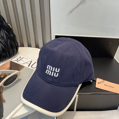 MM BASEBALL CAP IN NAVY BLUE FABRIC STYLE 7