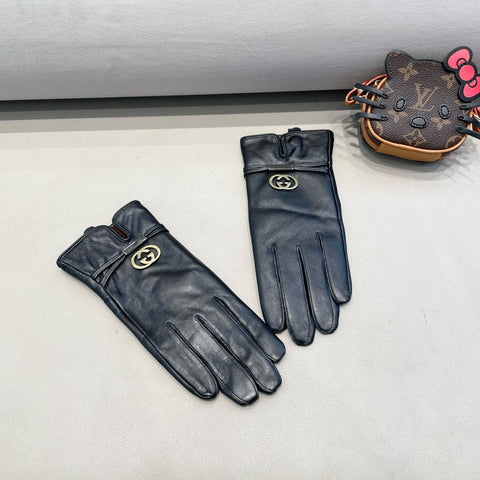 TOUCHSCREEN GLOVES IN BLACK SHEEPSKIN 391498