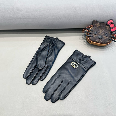 TOUCHSCREEN GLOVES IN BLACK SHEEPSKIN 391498