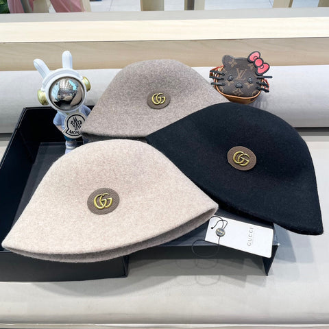 KHAKI BROWN BUCKET HAT 411348