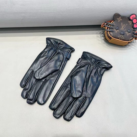 TOUCHSCREEN GLOVES IN BLACK LAMBSKIN 454568