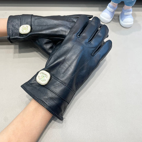 GLOVES IN BLACK LAMBSKIN 463791