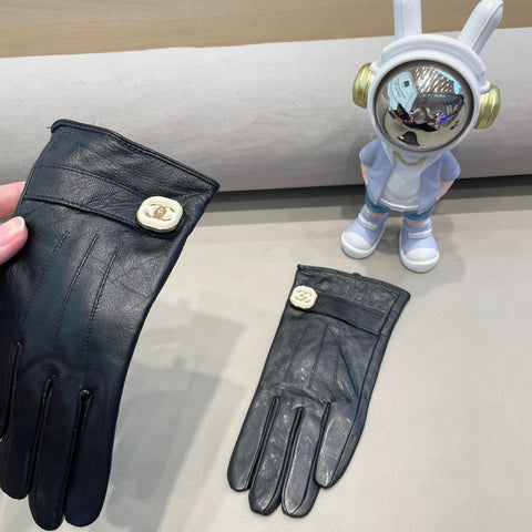 GLOVES IN BLACK LAMBSKIN 463791