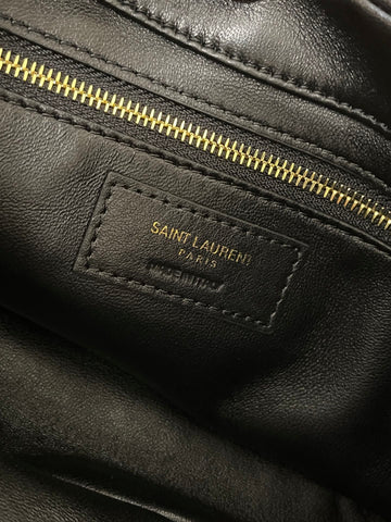 MINI 19 BLACK GLOSSY CALFSKIN HOBO