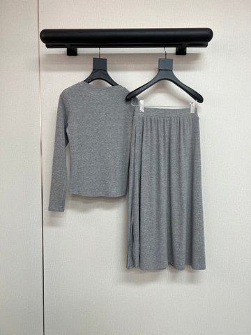 PRADA TOP AND SKIRT SET STYLE 46