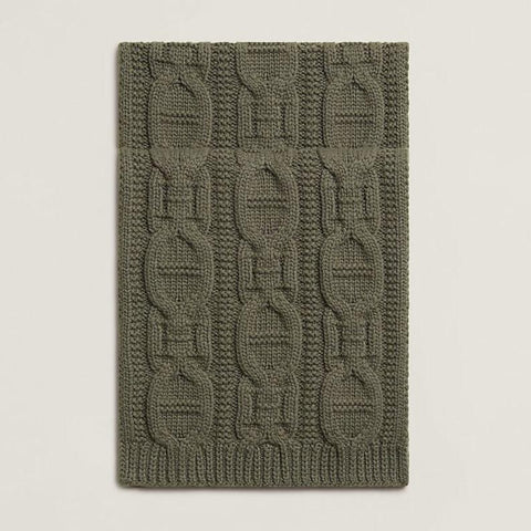FAUBOURG MUFFLER 170 CM IN HUNTER GREEN CASHMERE
