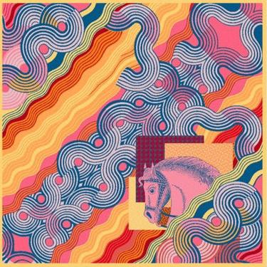 SCARF 140 CM COLORFUL 388171