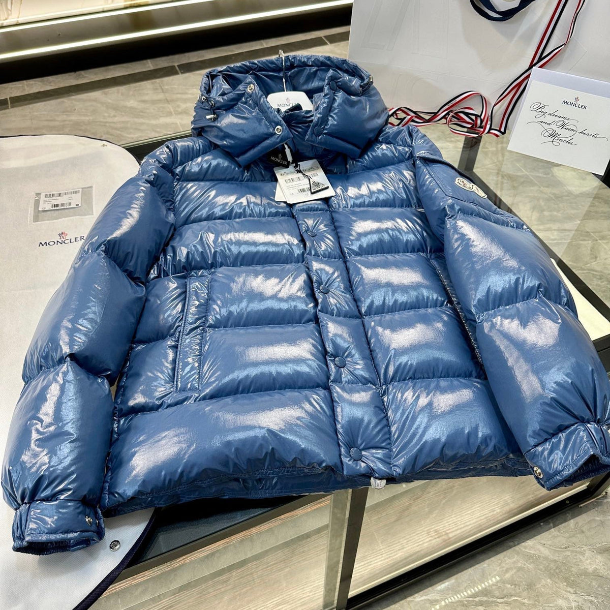 MONCLER 25S JACKET IN BLUE 028