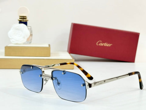 SANTOS RECTANGULAR FRAME SUNGLASSES CT0660S IN METAL