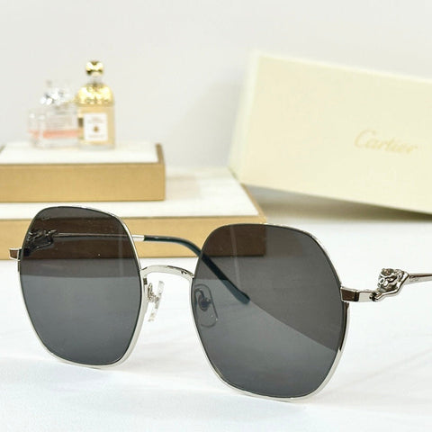 PANTHÈRE ROUND FRAME SUNGLASSES CT0267 IN METAL
