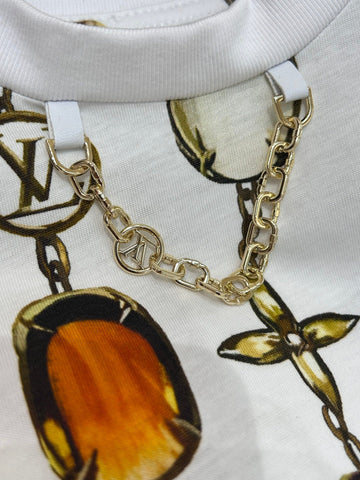 LV T SHIRT 25S IN COTTON 266298