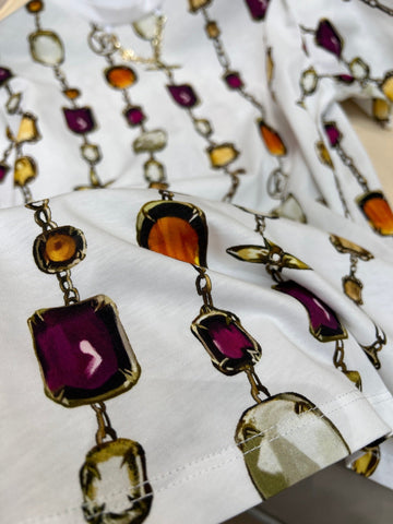 LV T SHIRT 25S IN COTTON 266298