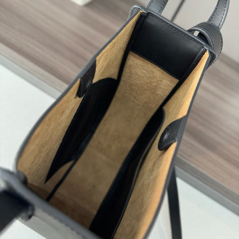 HAMMOCK SLICE 25 BAG IN BLACK SHINY CALFSKIN