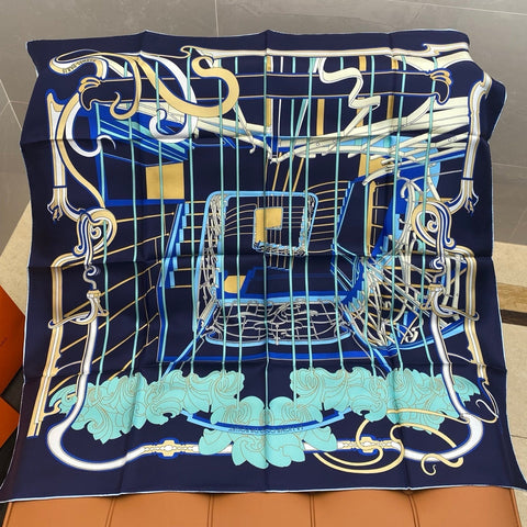 HERMES 25S SCARF 90 IN SILK 718489