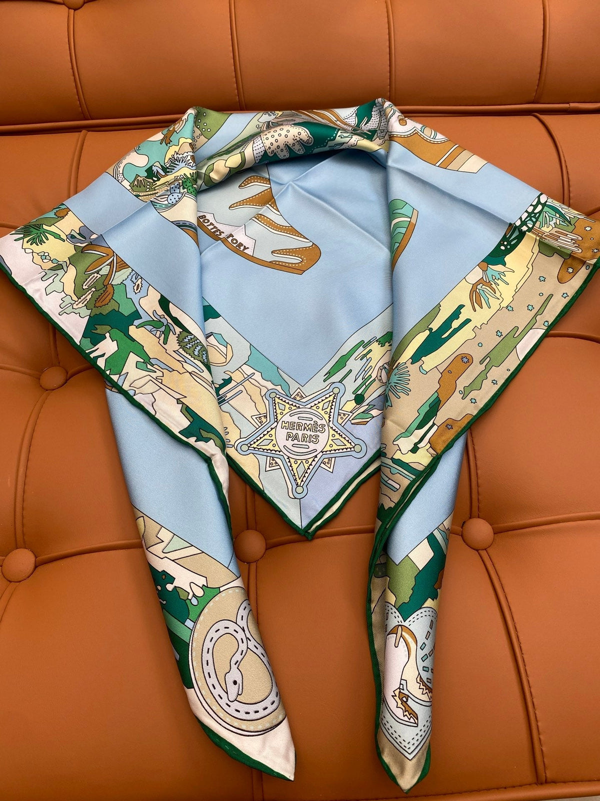 HERMES 25S SCARF 90 IN SILK 718482