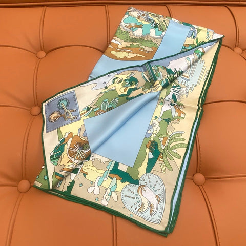 HERMES 25S SCARF 90 IN SILK 718482