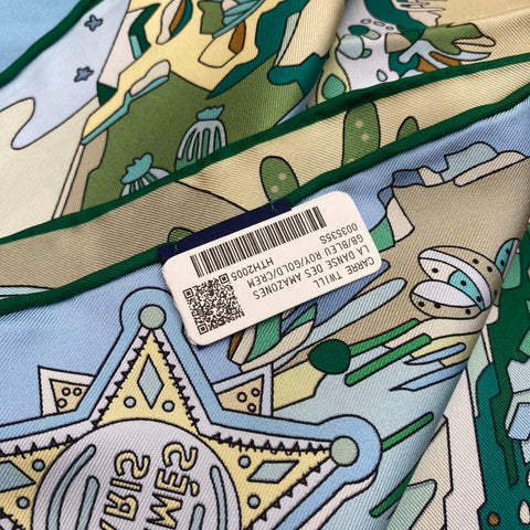 HERMES 25S SCARF 90 IN SILK 718482