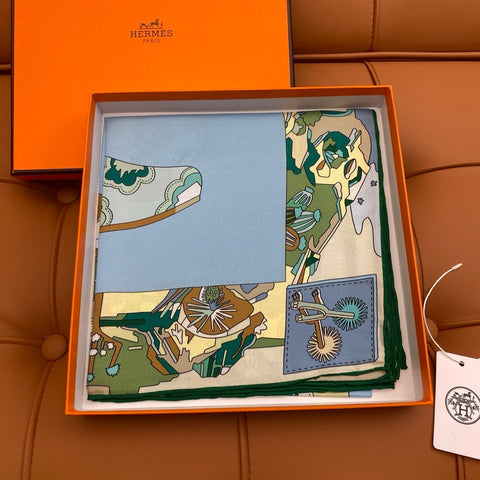 HERMES 25S SCARF 90 IN SILK 718482
