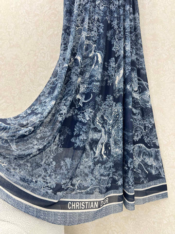 DIOR SPAGHETTI STRAP DRESS IN BLACK