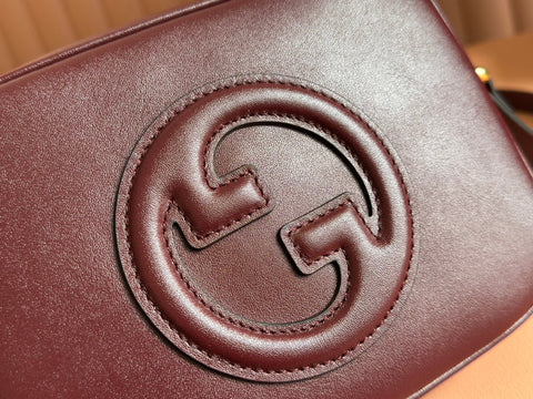 BLONDIE SMALL SHOULDER BAG 21 IN ROSSO ANCORA RED CALFSKIN