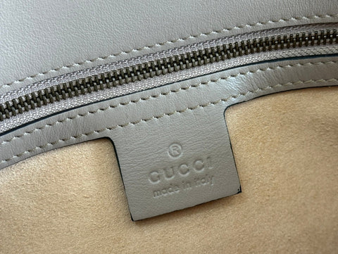 GG MARMONT MATELASSÉ LARGE 26 BAG BEIGE CALFSKIN