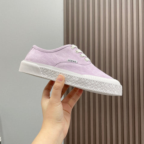 TERRA VULCA LACE-UP SNEAKER IN PASTEL PURPLE SUEDE