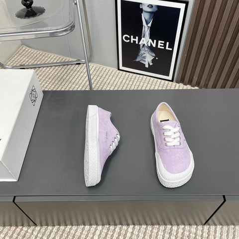 TERRA VULCA LACE-UP SNEAKER IN PASTEL PURPLE SUEDE