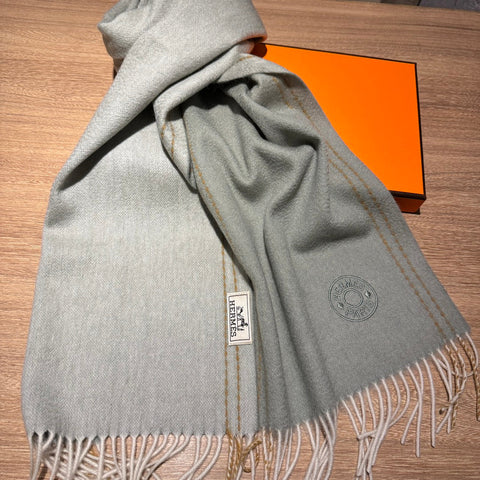 SCARF 200 CM IN DOVE GRAY CASHMERE