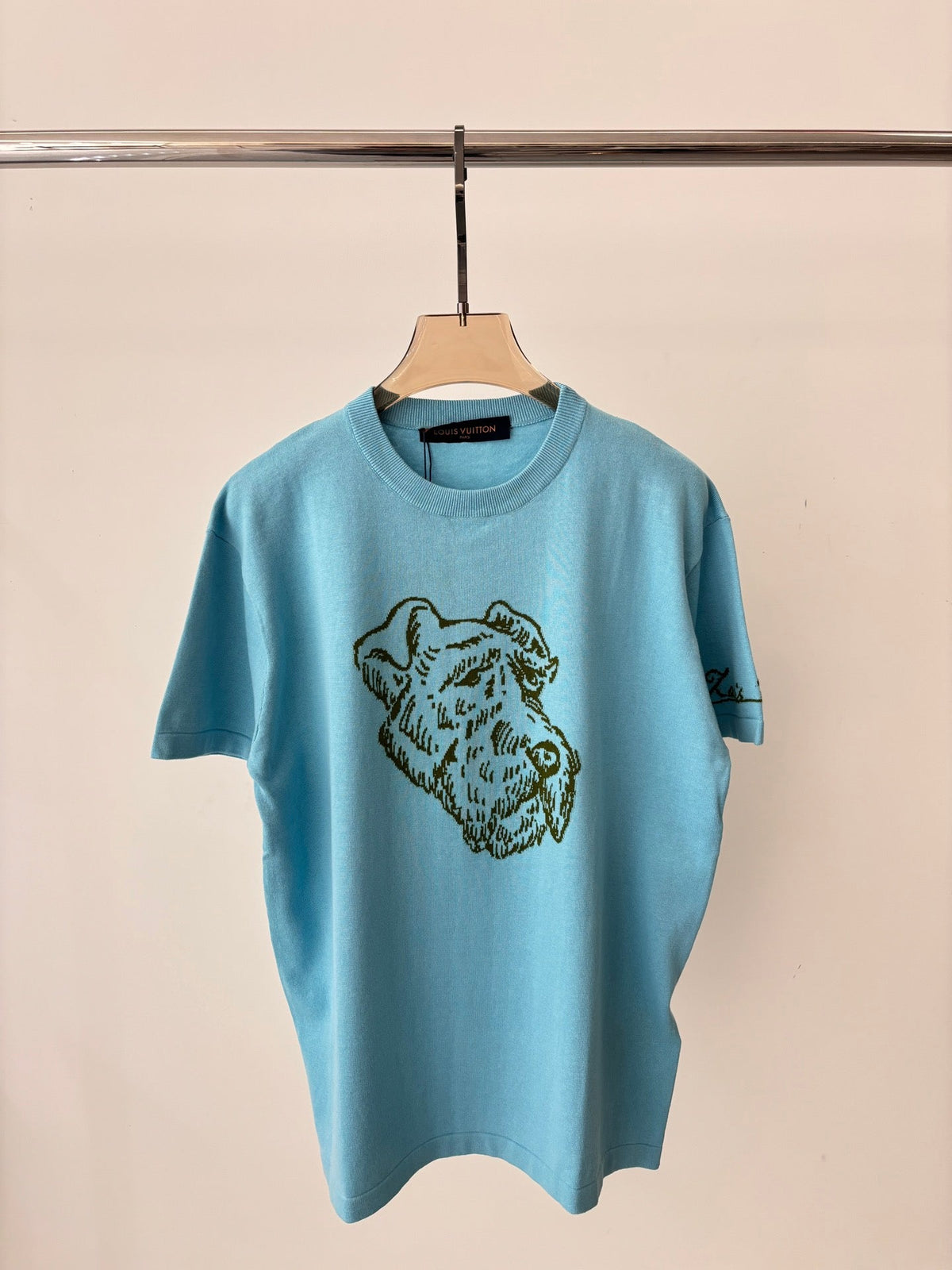 LV 25 T- Shirt Sky Blue Cotton 232739