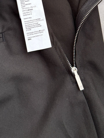 Loewe Draped Skirt Brown Polyester Fiber