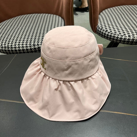 CELINE 25S BUCKET HAT 734584 IN BLUSH PINK