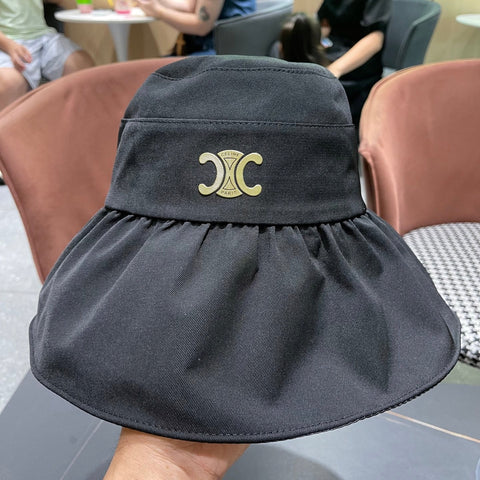 CELINE 25S BUCKET HAT 734583 IN BLACK