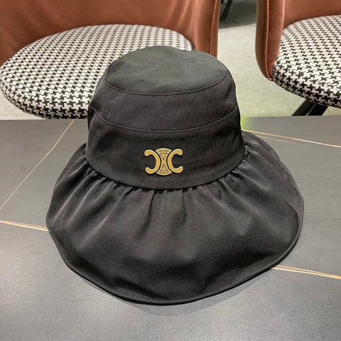 CELINE 25S BUCKET HAT 734583 IN BLACK
