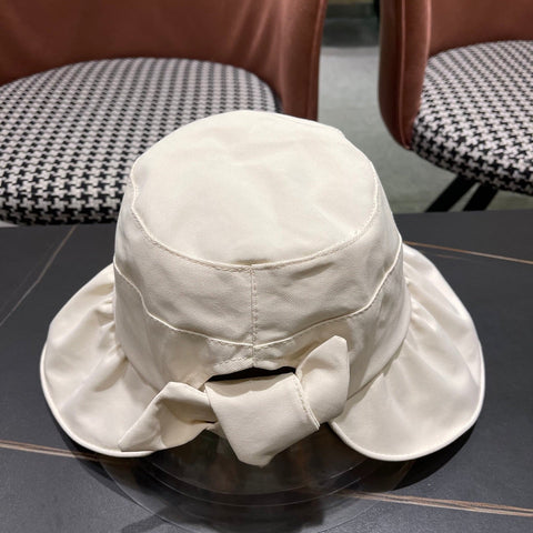 CELINE 25S BUCKET HAT 734983 IN WHITE