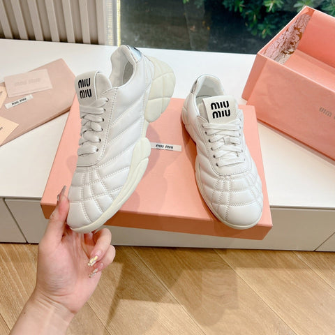 Women's Sneakers White Cowhide