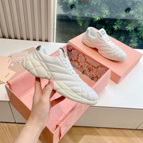 Women's Sneakers White Cowhide