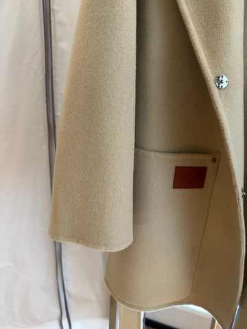 Loewe Coat Beige Cashmere