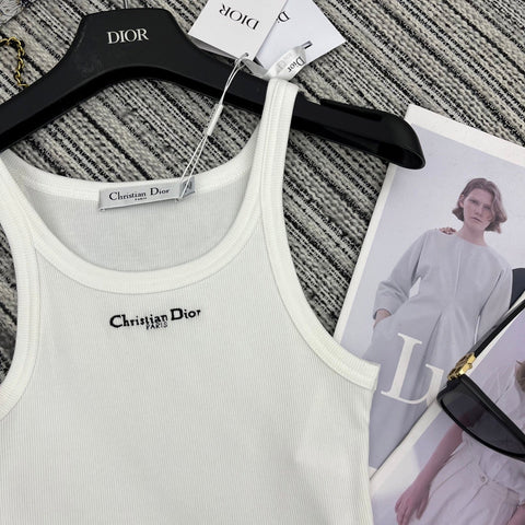 Dior 25C Tank Top White 228435