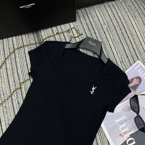 YSL T- Shirt Black 228403