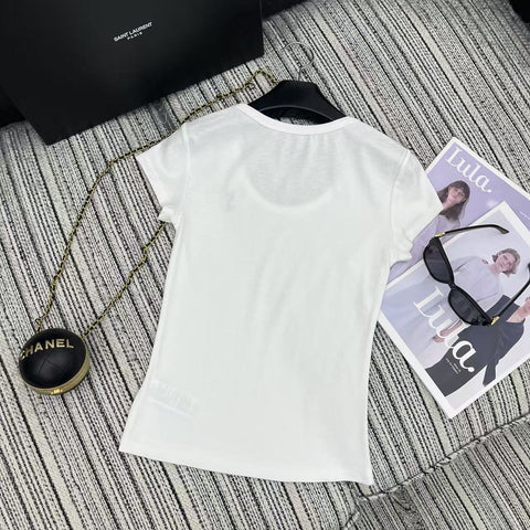 YSL T- Shirt White 228404