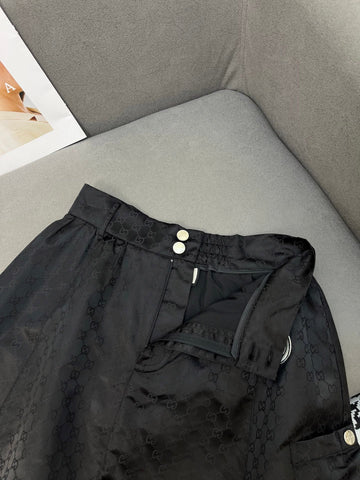 NEW STYLE DRESS JACQUARD DOUBLE G HAS A BELT 266712