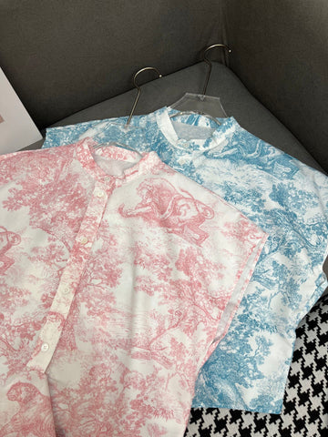 DIO SLEEVELESS SHIRT 25S IN POLYESTER 266650