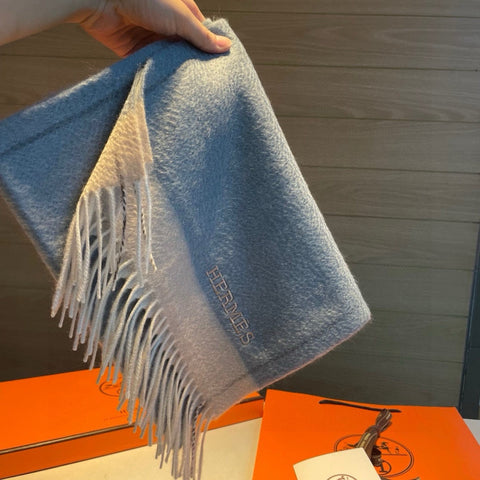 SCARF 180 CM IN POWDER BLUE CASHMERE 366045