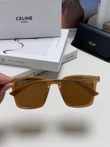 TRIOMPHE SUNGLASS 497816 IN NUDE METAL