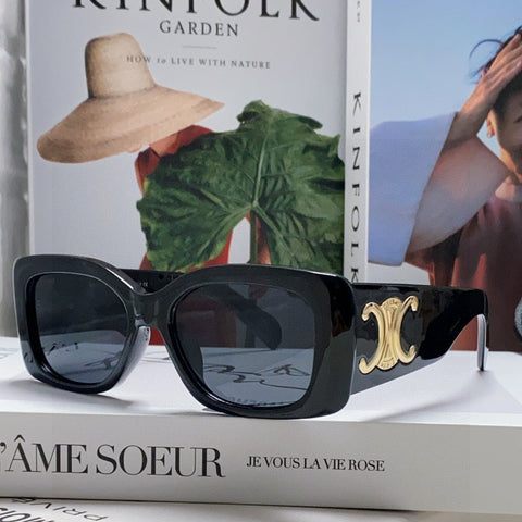 TRIOMPHE SUNGLASSES 548602 IN BLACK ACETATE