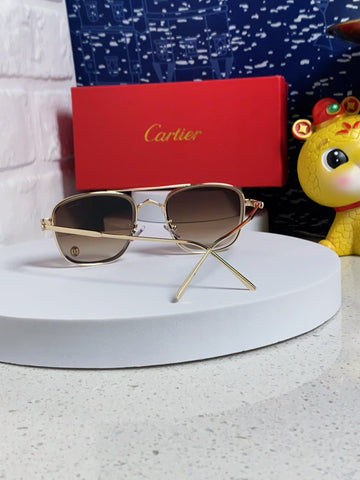 PREMIÈRE SQUARE FRAME SUNGLASSES 533240 IN METAL