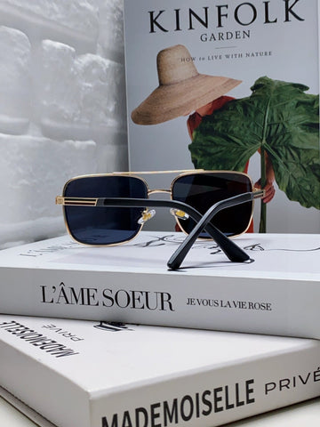 SQUARE FRAME SUNGLASSES 570213 IN METAL