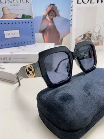 SQUARE FRAME SUNGLASSES GG0178S IN ACETATE EMBOSSED LOGO