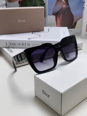 LADY 95.22 S2F SUNGLASS 571586 IN BLACK ACETATE GREY SMOKE