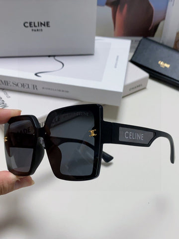 TRIOMPHE SUNGLASSES 573256 IN BLACK ACETATE